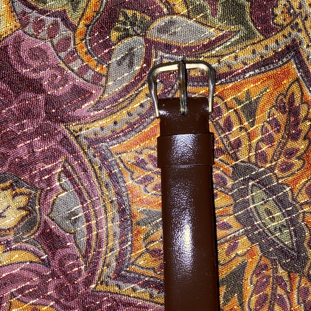 Timex Brown Leather Strap Watch with Gold-Tone Case and Black Dial - Picture 3 of 8